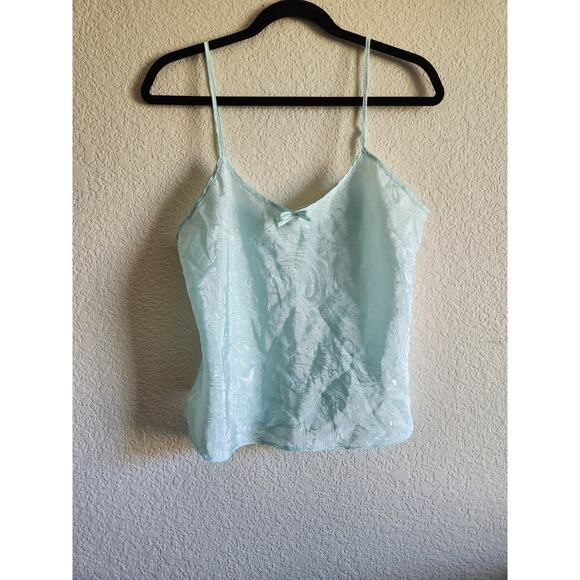 Secret Treasures Other - Y2k Secret Treasures Women's Baby Blue Paisley Camisole M